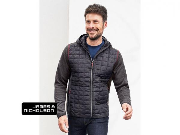 Men's Knitted Hybrid Jacket