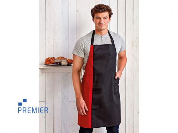 Contrast Bib Apron