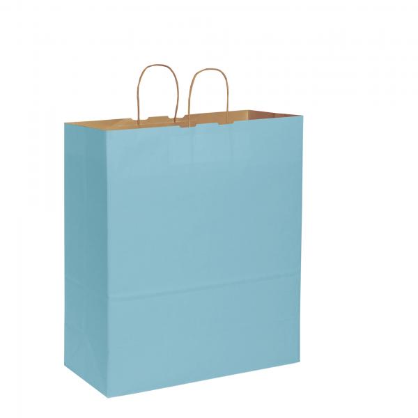 Shopper in carta avana con colori pastello