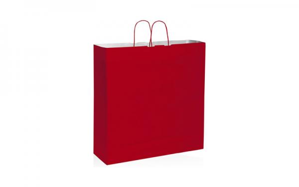 Shopper in Carta Colorata con Maniglia Ritorta